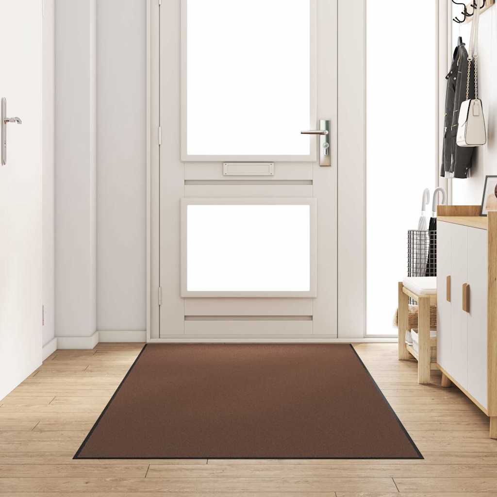 Felpudo Antracita y Negro 120 x 350 cm 100% Poliamida