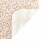 Alfombra Shaggy Antideslizante Crema 120 x 120 cm PP