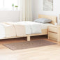 Cream Non-Slip Shaggy Rug 120 x 120 cm PP