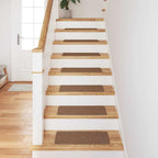 Alfombrillas Antideslizantes para Escalera 15 pcs Amarillo