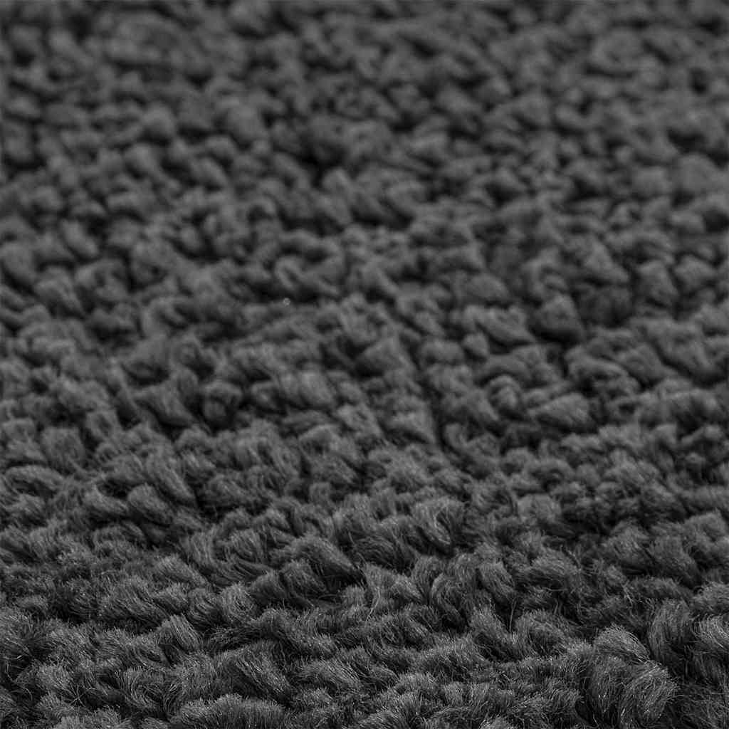 Alfombra antideslizante para baño con corte para inodoro