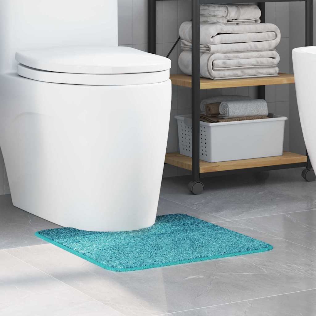Alfombra antideslizante para baño con corte para inodoro