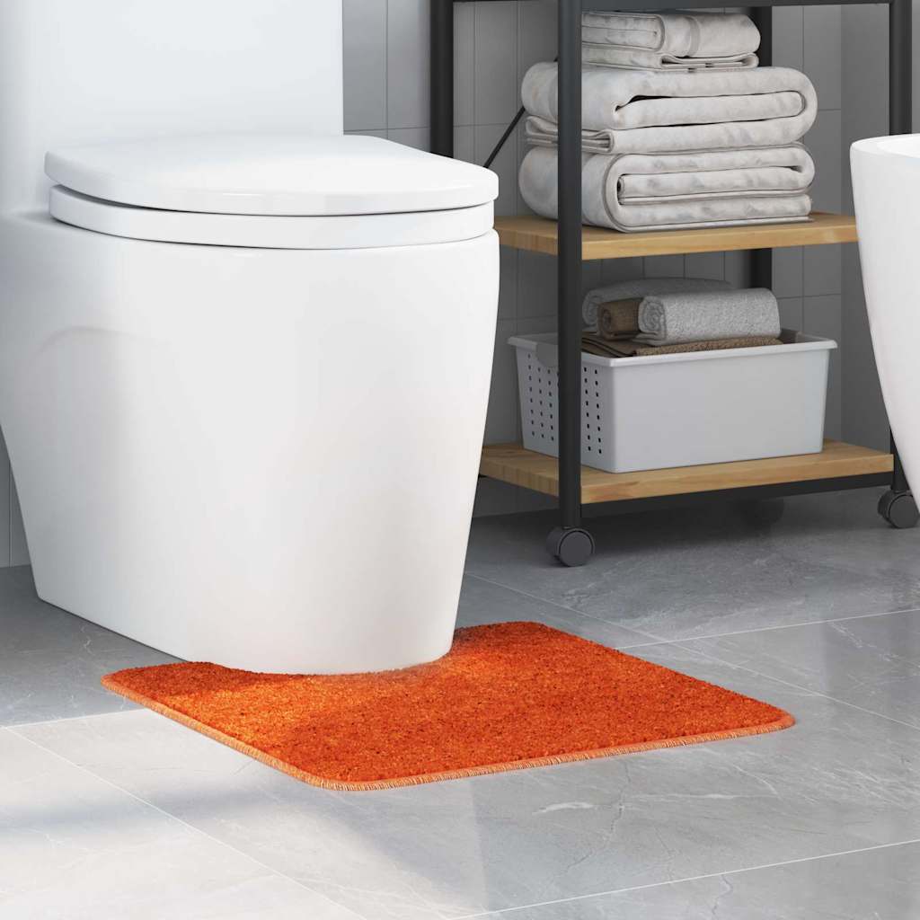 Alfombra antideslizante para baño con corte para inodoro