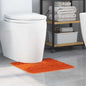 Alfombra antideslizante para baño con corte para inodoro