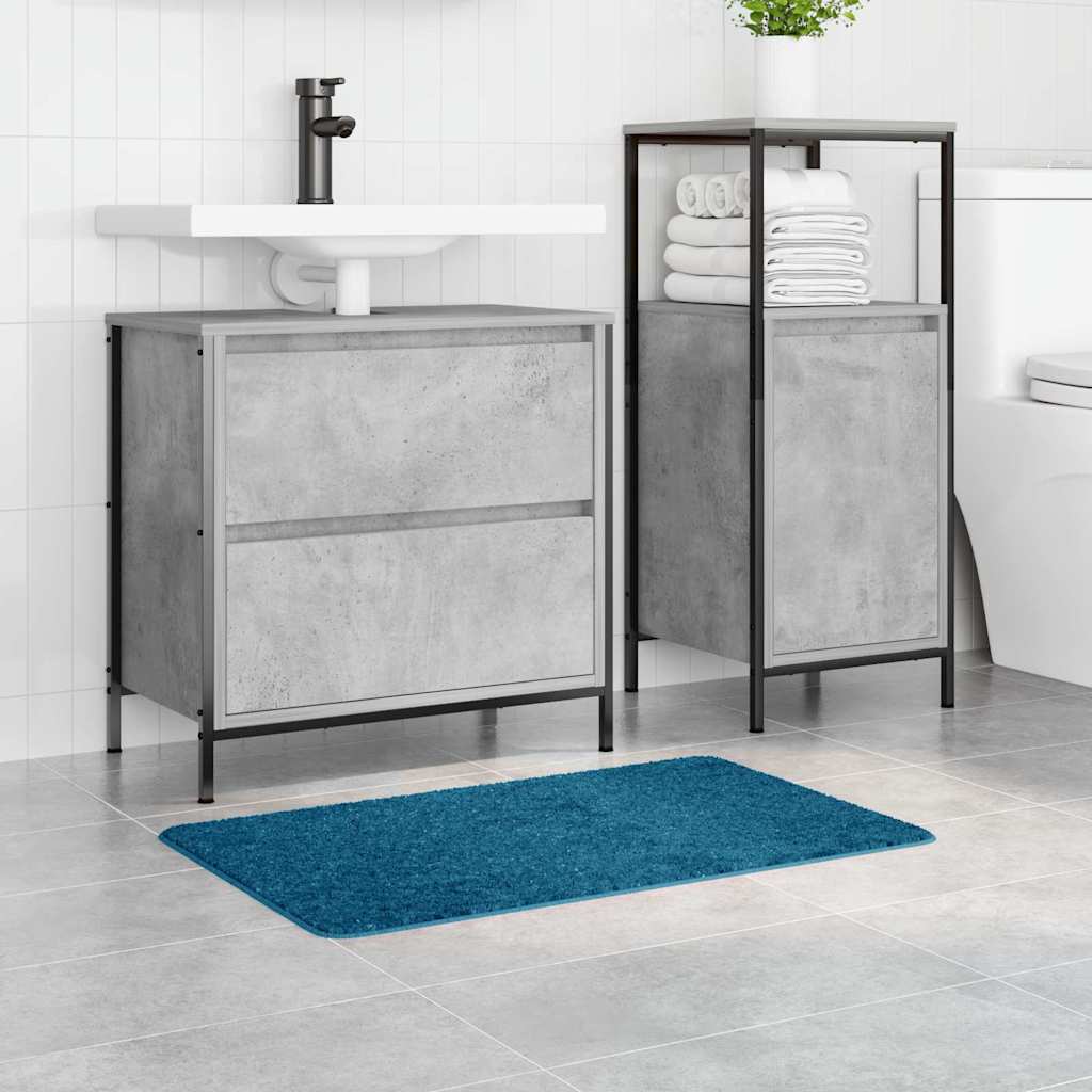 Alfombrilla de baño antideslizante Azul 50 x 80 cm PP