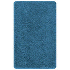 Conjunto de alfombra de baño antideslizante 2 pcs Azul PP