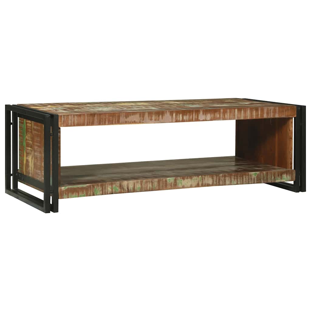 Mesa de Café 120 x 50 x 38 cm Madera sólida recuperada