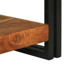 Mesa de Café Marrón 120 x 50 x 38 cm Madera de Acacia Sólida