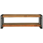 Mesa de Café Marrón 120 x 50 x 38 cm Madera de Acacia Sólida