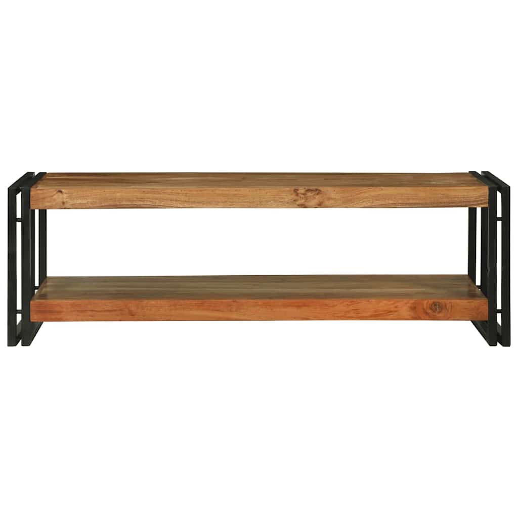 Mesa de Café Marrón 120 x 50 x 38 cm Madera de Acacia Sólida