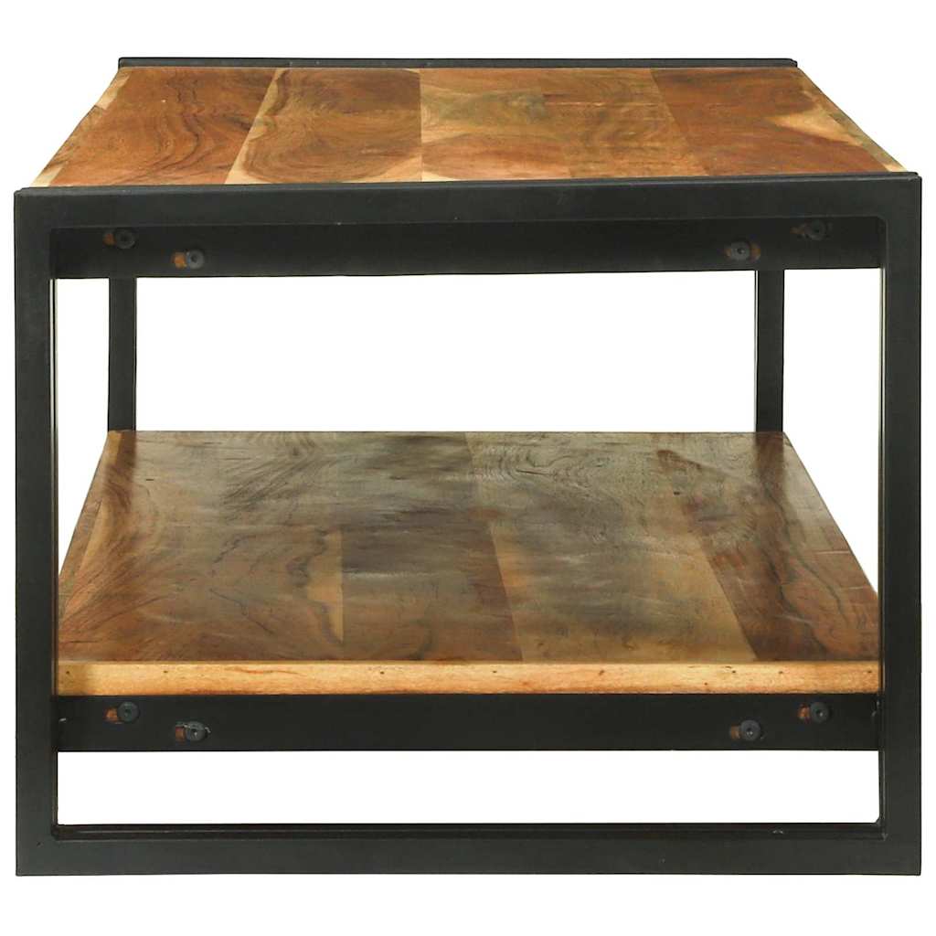 Mesa de Café Marrón 120 x 50 x 38 cm Madera de Acacia Sólida