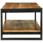 Mesa de Café Marrón 120 x 50 x 38 cm Madera de Acacia Sólida