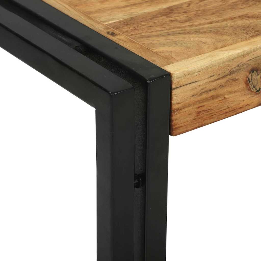 Mesa de Café 2 pcs Marrón Madera de Acacia Sólida