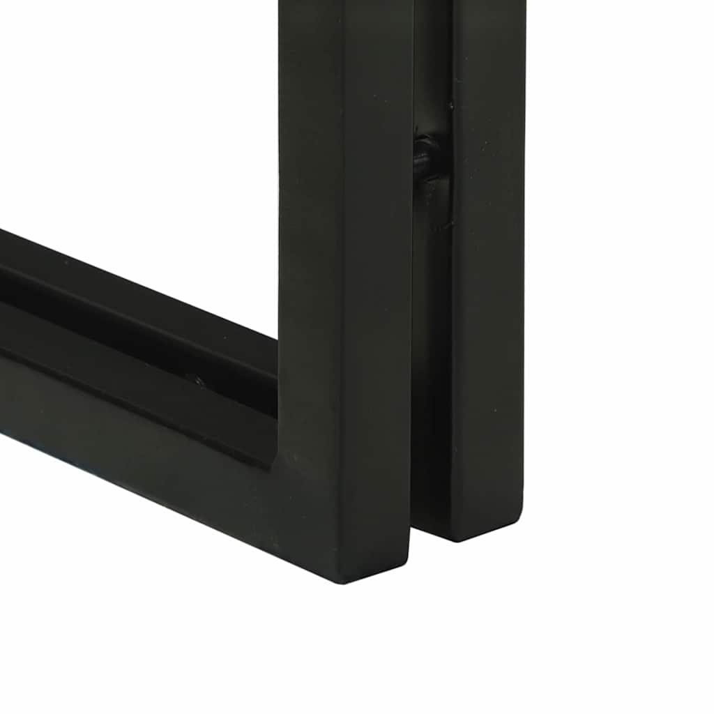 Mesa de Café 2 pcs Marrón Madera de Acacia Sólida