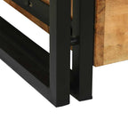 Mesa de Café Marrón 90 x 50 x 38 cm Madera de Acacia Sólida