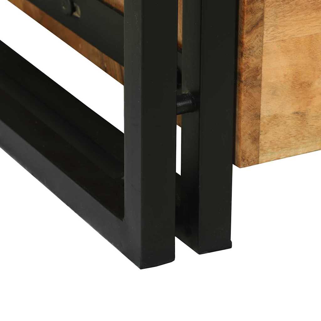 Mesa de Café Marrón 90 x 50 x 38 cm Madera de Acacia Sólida