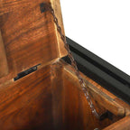 Mesa de Café con cajón Multicolor Madera sólida recuperada
