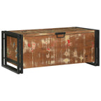Mesa de Café con cajón Multicolor Madera sólida recuperada