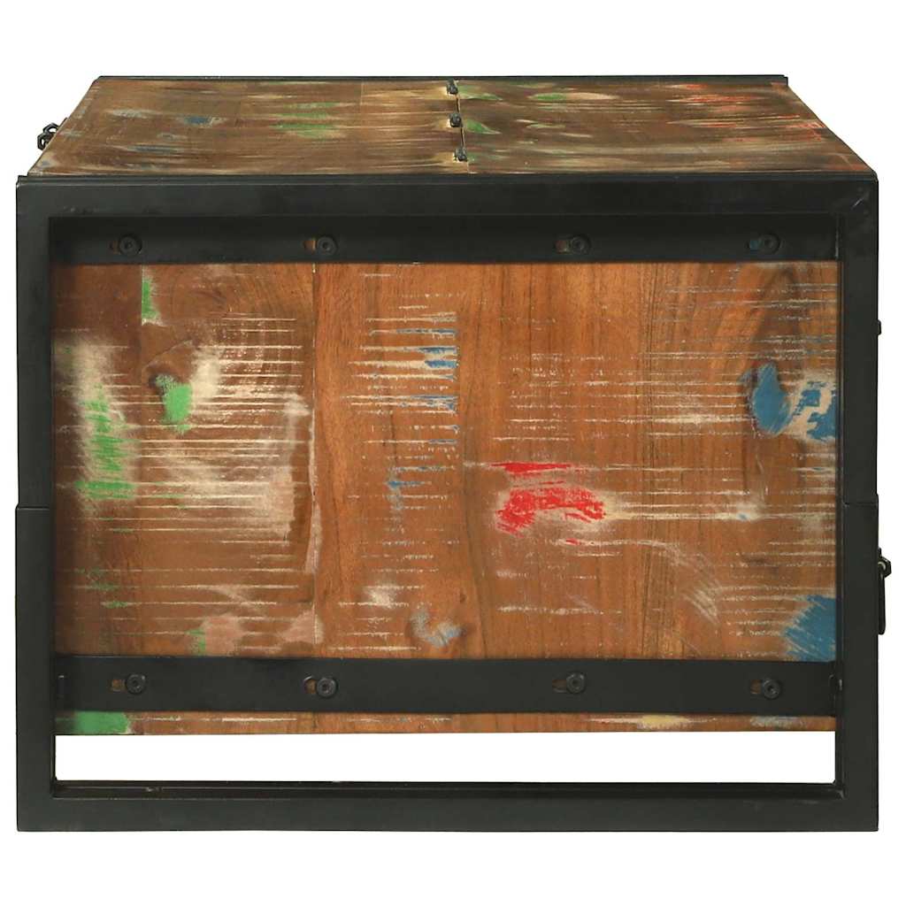 Mesa de Café con cajón Multicolor Madera sólida recuperada