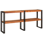 Mesa Consola Marrón 160 x 33 x 75 cm Madera de Acacia Sólida