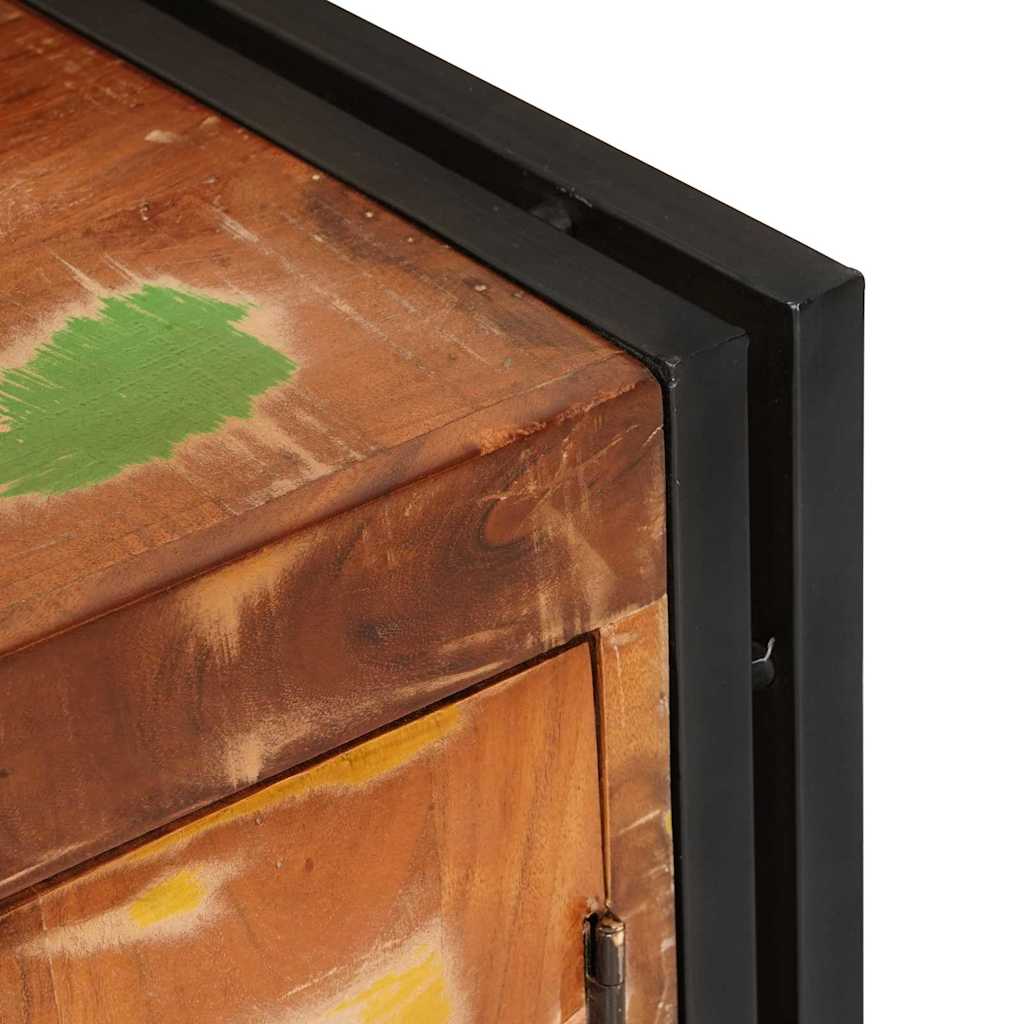Mueble de TV con estante Multicolor madera maciza reciclada