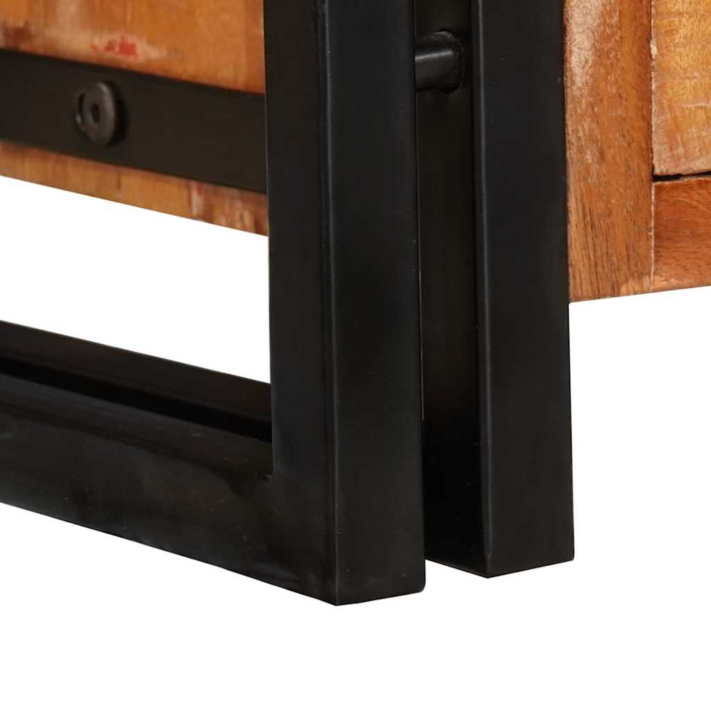 Mueble de TV con estante Multicolor madera maciza reciclada