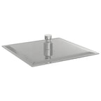 Cabezal de ducha cuadrado efecto lluvia acero inox 304 20x20 cm