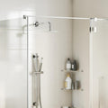 Cabezal de ducha cuadrado efecto lluvia acero inox 304 20x20 cm