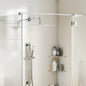 Cabezal de ducha cuadrado efecto lluvia acero inox 304 20x20 cm