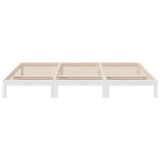 Estructura de cama familiar sin colchón blanco 270x200 cm