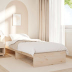Diván con colchón 100x200 cm madera maciza de pino