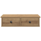 Estante de pared cajones madera contrachapada roble artesanal