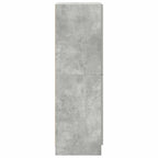 Mueble cocina madera ingeniería gris hormigón 38x41,5x131,5 cm