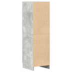 Mueble cocina madera ingeniería gris hormigón 38x41,5x131,5 cm