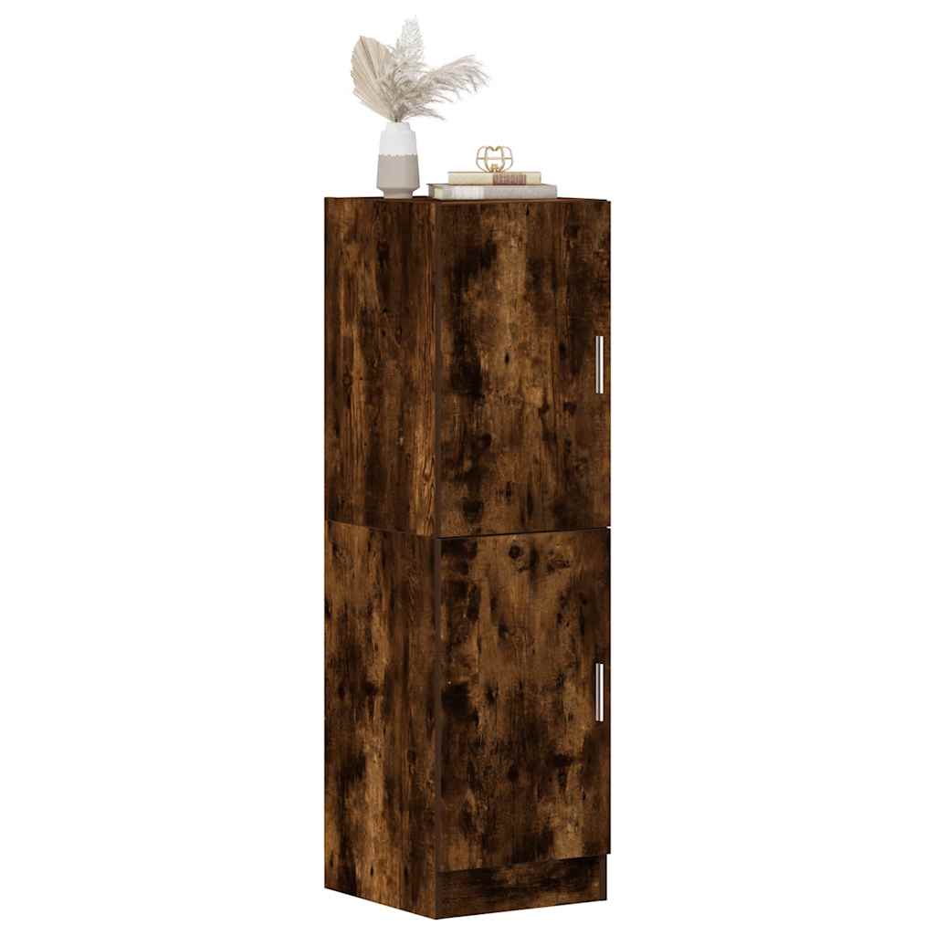 Mueble cocina madera ingeniería gris hormigón 38x41,5x131,5 cm