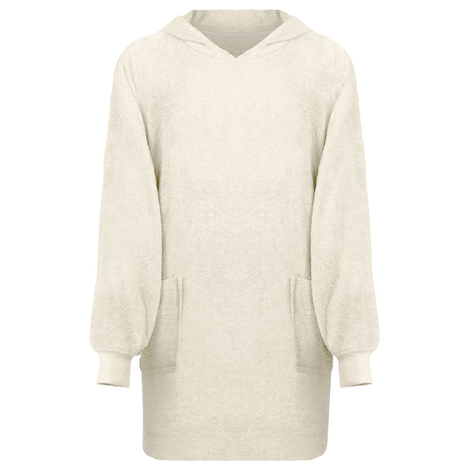 Hoodie blanket KINN Anthracite L Cotton