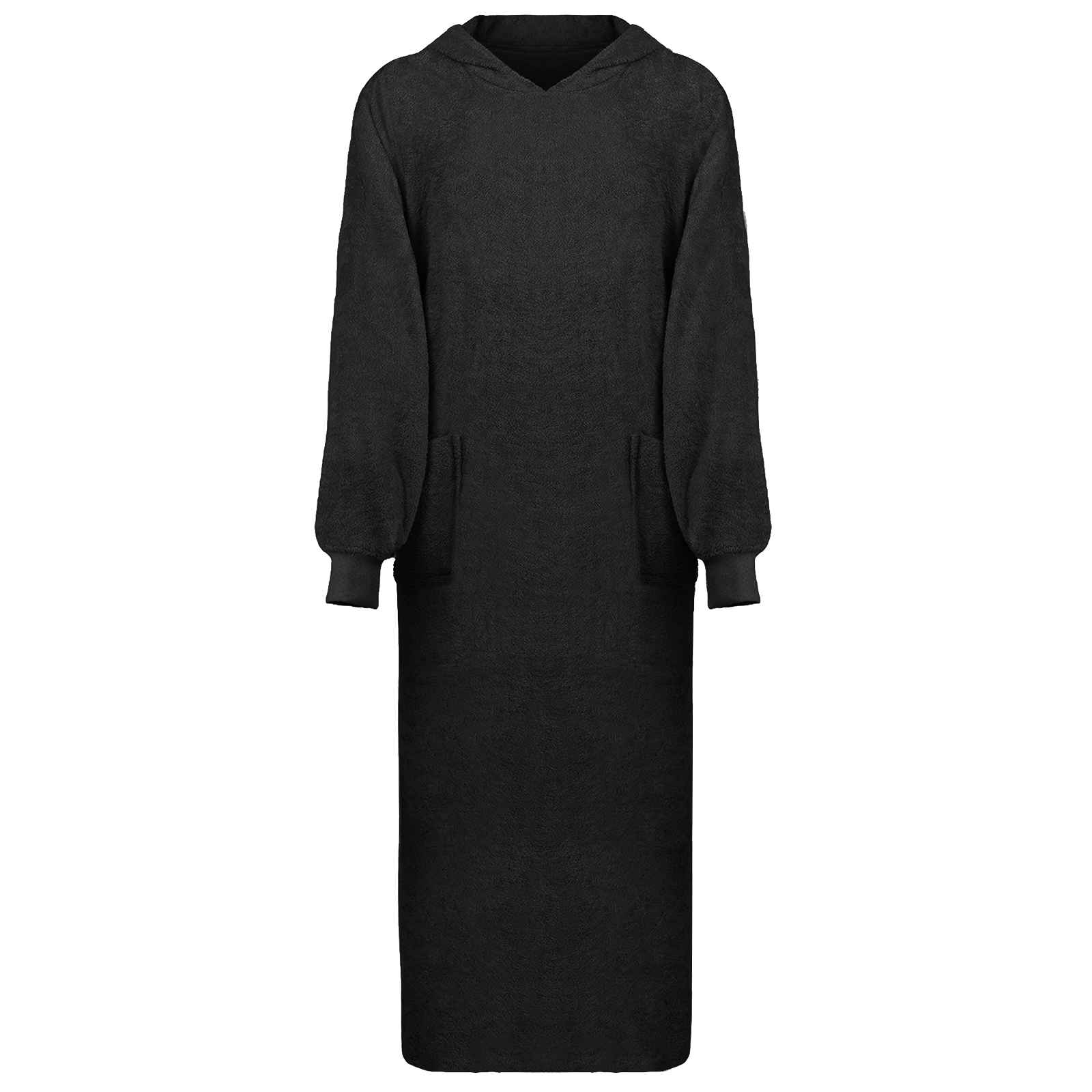 Hoodie blanket KINN Anthracite L Cotton