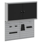 Juego de Armarios de Herramientas con estante 3 pcs Negro
