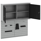 Juego de Armarios de Herramientas con estante 3 pcs Negro