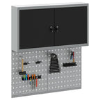Juego de Armarios de Herramientas con estante 3 pcs Negro
