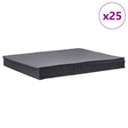 Almohadillas absorbentes de aceite 100 uds gris 40x50 cm
