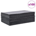 Almohadillas absorbentes de aceite 100 uds gris 40x50 cm