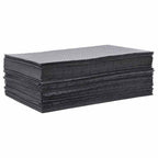 Almohadillas absorbentes de aceite 100 uds gris 40x50 cm