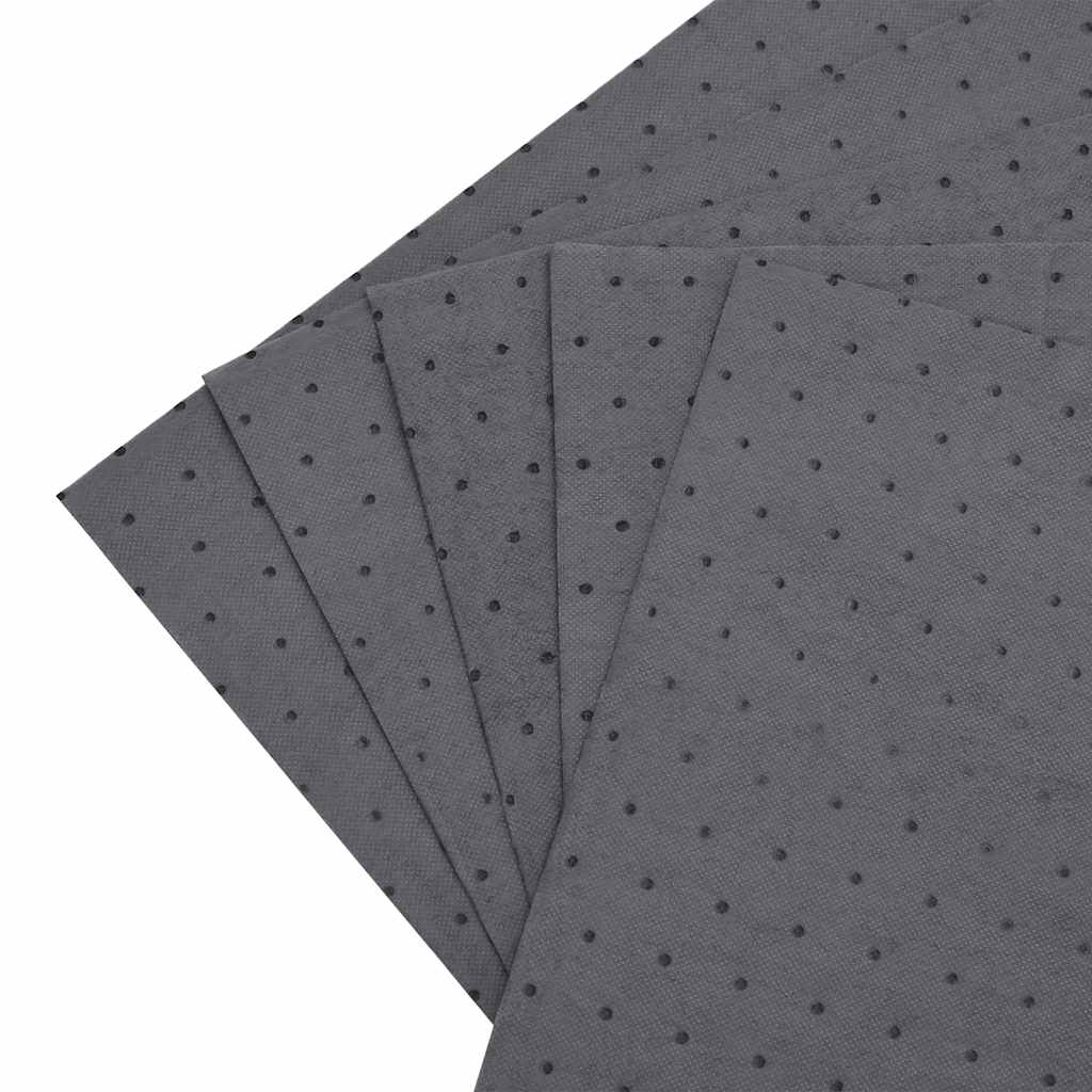 Almohadillas absorbentes de aceite 100 uds gris 40x50 cm