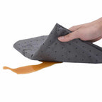 Almohadillas absorbentes de aceite 100 uds gris 40x50 cm