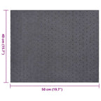 Almohadillas absorbentes de aceite 100 uds gris 40x50 cm