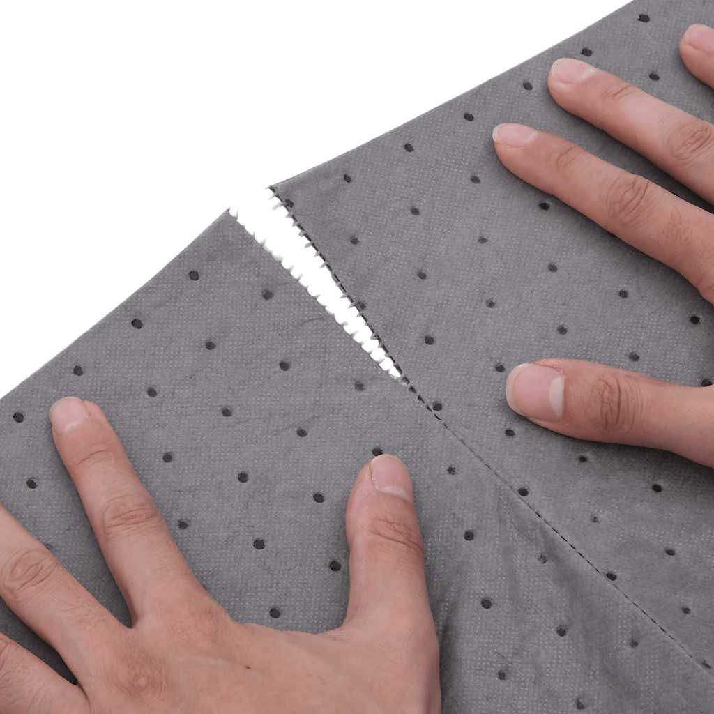 Almohadilla absorbente de aceite gris 40x1000 cm