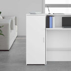 Armario de almacenaje blanco 40x45x103,5 cm Madera de ingeniería