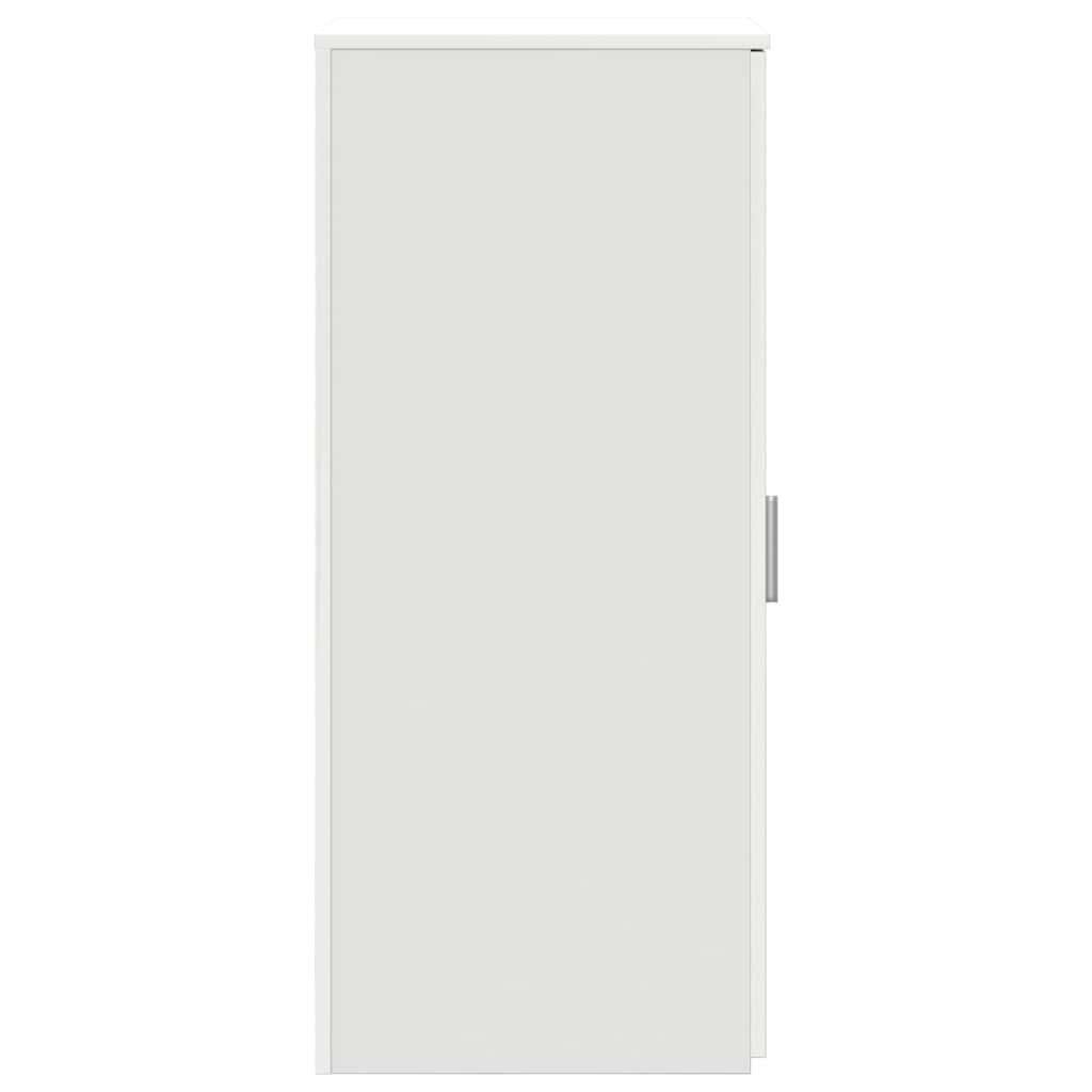 Armario de almacenaje blanco 40x45x103,5 cm Madera de ingeniería