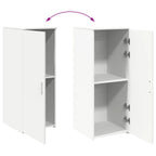 Armario de almacenaje blanco 40x45x103,5 cm Madera de ingeniería